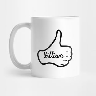 Men name William Mug